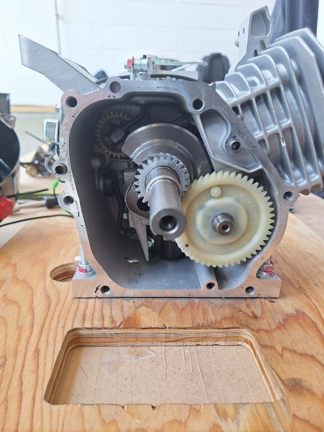 Engine gearbox