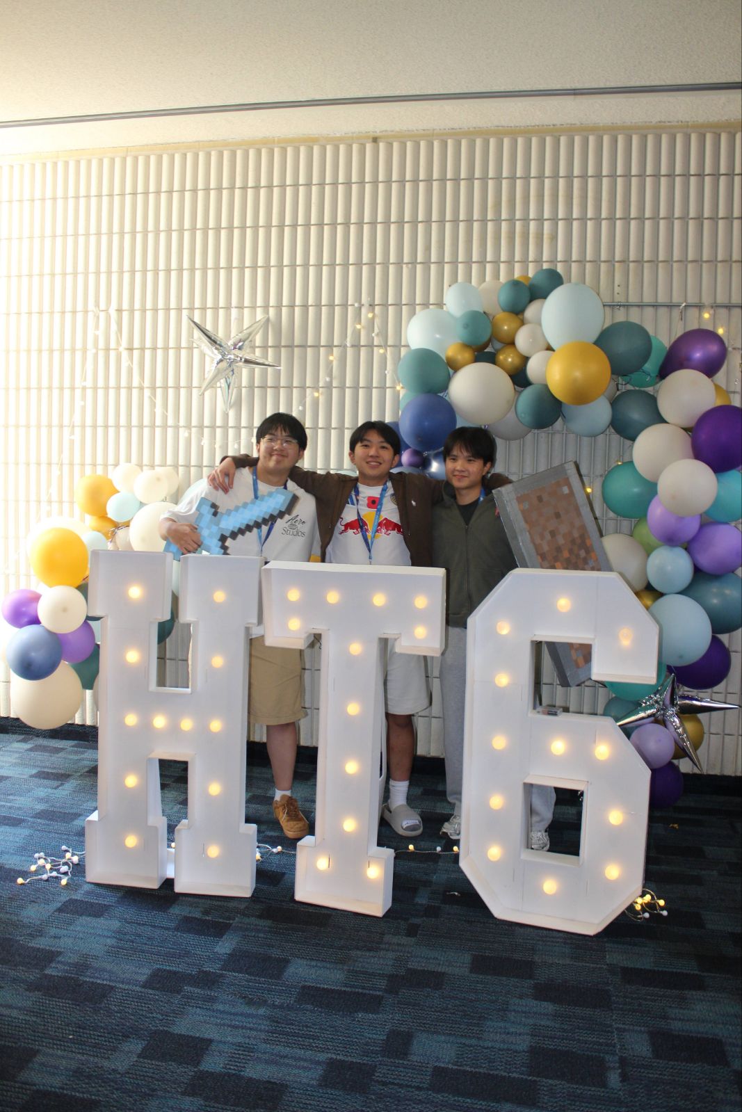 Team with props